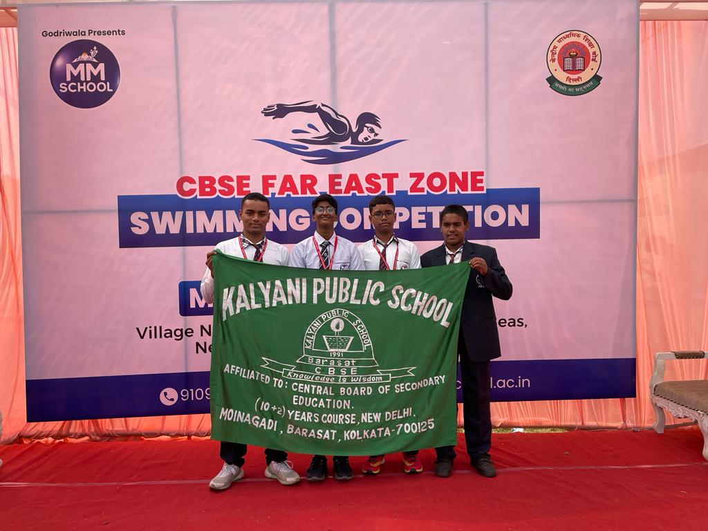 CBSE Cluster Interschool swimming Tournament at Raipur.