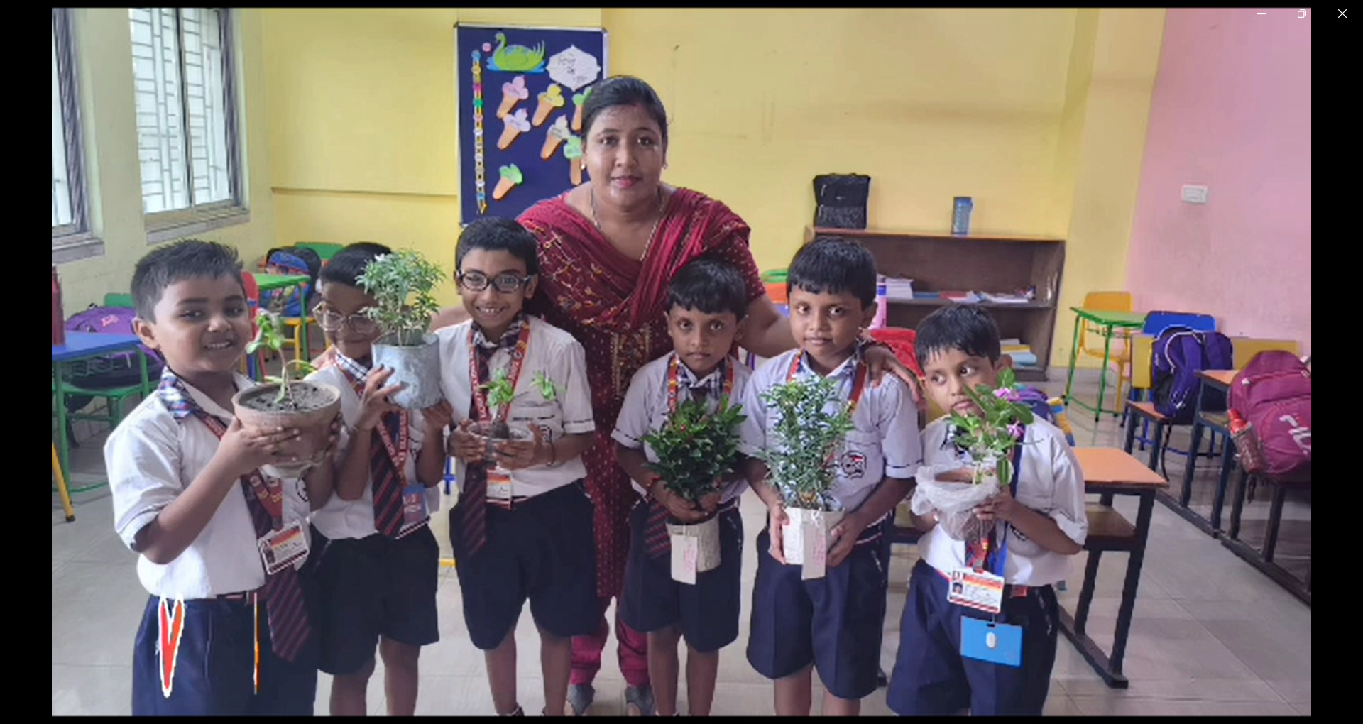 Kalyani Public School Barasat Primary Section Celebrates Van Mahotsav